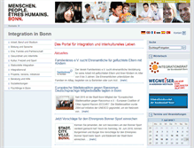 Tablet Screenshot of integration-in-bonn.de